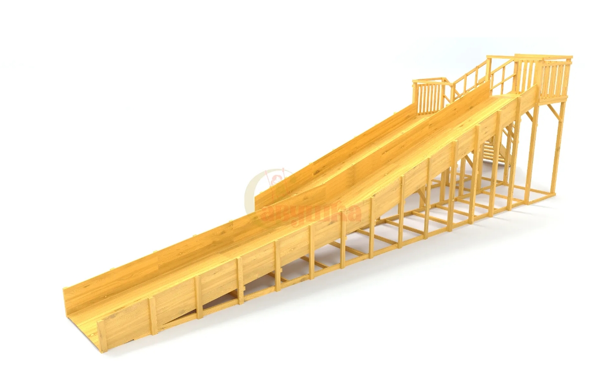 Зимняя горка Савушка Зима 9 wood_2